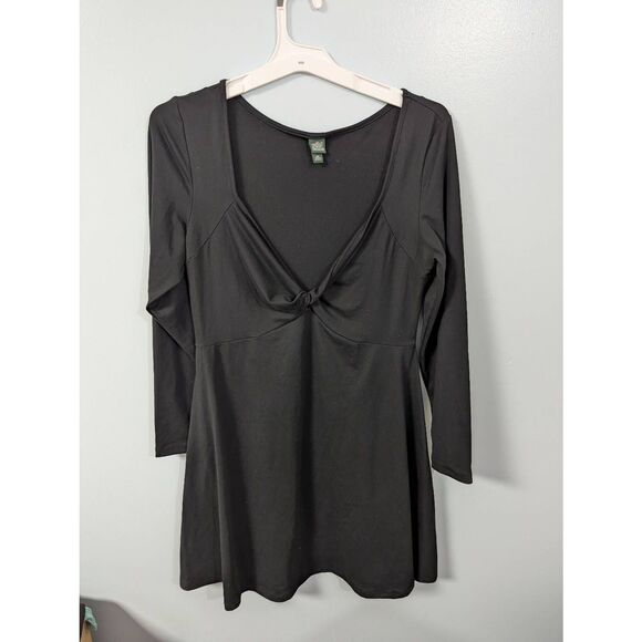 Wild Fable XXL black long sleeve midi dress goth witchy - Picture 1 of 6